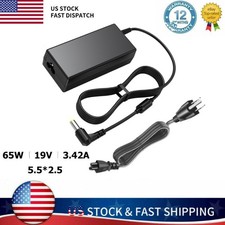 AC Adapter For HP VH240a 1KL30AA#ABA 23.8-inch LED Monitor 65W Power Supply Cord picture