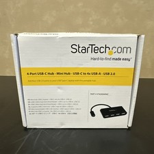 StarTech.com 4-Port USB-C Hub - Mini Hub - USB-C to 4x USB-A - USB 2.0  picture