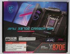 MSI MPG X870E Carbon WiFi Gaming Motherboard (AM5, DDR5, Wi-Fi 7, ATX) picture