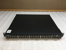 Dell C1048P 48-Port x 1GbE PoE+ RJ45 Ports + 2 x SFP+ Network Switch w/Rack Ears picture