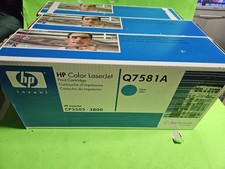 LOT OF 3 SEALED HP 503A Q7581A Cyan Toner Cartridge   Color LaserJet 3800 CP3505 picture