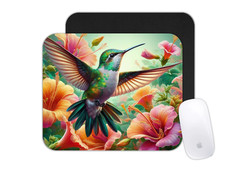 Custom Mouse Pad - Hummingbird - Office Desk Mat picture