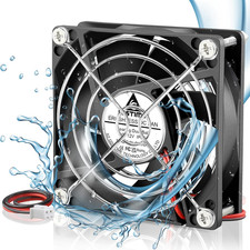 IP67 Waterproof Fan 80Mm X 25Mm 12V DC 2-Pin Dual Ball Bearing 8025 picture