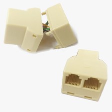 5pcs Telephone Cable RJ11 6P4C Splitter Connector Adapter rj1 picture