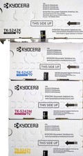 Genuine Set of 4 Kyocera TK5242 CMYK Toner Cartridges ECOSYS M5526cdw P5026cdw picture