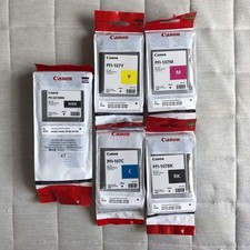 Genuine Canon PFI-207 MBK and PFI-107 ink 5 color set bk c m y jp picture