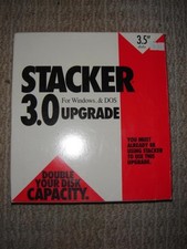 Stacker 3.0 Upgrade for Windows & Dos 3.5 Disks - Retro Software - Rare picture