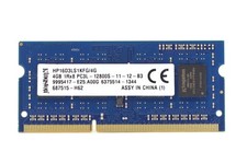 Kingston 4GB 1Rx8 PC3L-12800S-11-12-B3 Laptop Memory P/N: HP16D3LS1KFG/4G Tested picture