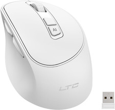 OM021 Wireless AI Mouse,Voice Typing & Translate, BT 5.0/2.4G Ergonomic Computer picture