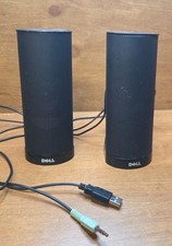 Dell AX210 AUX USB Powered Multimedia Speaker System Black For PC Laptop picture