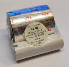 1x Toshiba TEC B30 Quality: 433 No. t10920TC Transfer Ribbon BLACK 83mm X 300m picture