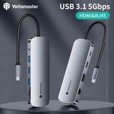5/6/8/10-in-1 USB-C Hub Adapter Type-C Hub HDMI Docking Station For PC/Macbook picture