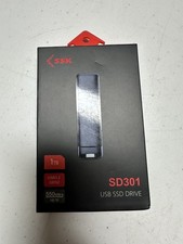 SSK 1TB External SSD USB Drive, SD-301, USB3.2 GEN2, Up To 550 MB/s - New Sealed picture