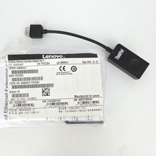 Open Box Lenovo 4X90Q84427 Ethernet RJ45 Adapter Dongle Gen 2 ThinkPad X1 EX280 picture