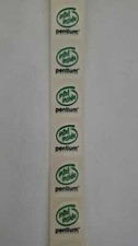 Vintage Lot of 10 pcs Green Intel inside Pentium stickers approx 2 X 2 cm picture