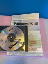 🔥 Microsoft Windows 98 OEM CD-ROM X03-66598 with COA and Getting Started Bookle picture