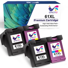 Multi-Pack 61XL Ink Cartridges pk for HP ENVY 4500 4501 4502 4504 4505 5530 5530 picture