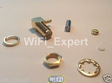 10 x SMA Female plug right angle crimp RG174 RG179 RG316 RG188 cable connector picture