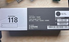 NEW Canon 118 Genuine Black Toner Print Cartridge Factory Sealed 2662B004AA picture