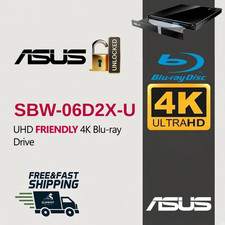 ASUS SBW-06D2X-U External UHD Friendly 4K Blu-ray Burner LibreDrive MakeMKV picture