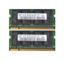 Samsung 2pcs 4GB 2Rx8 PC2-6400 DDR2-800MHz 200pin SODIMM Laptop Memory RAM picture