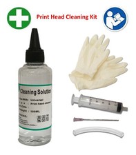 Unblock print head nozzle fits Epson Brother, PRO cleaner, cleaning kit 100ml picture