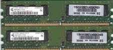 2GB 2x1GB PC2-5300 DDR2-667 QIMONDA HYS64T128000EU-3S-C2 RAM KIT Lenovo 41X4256 picture
