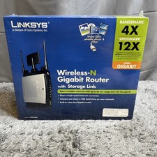 Linksys WRT350N 54 Mbps 4-Port Gigabit Wireless N Router With Storage Link, NEW picture