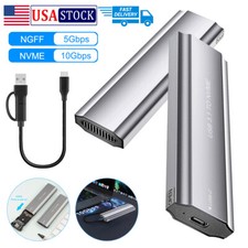 M.2 NVMe SSD Enclosure USB 3.1 Gen 2 PCI-E M.2 SSD Hard Drive Adapter 2TB 10Gbps picture