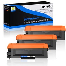 3PK TN660 TN630 Toner Cartridge For Brother MFC-L2700DW HL-L2360DW HL-L2380DW picture