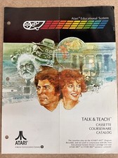 Atari Educational System Talk & Teach Cassette Courseware Catalog 1979 picture