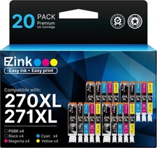 20 Pack E-Z Ink PGI-270XL CLI-271XL Ink Cartridges for various Canon PIXMA picture