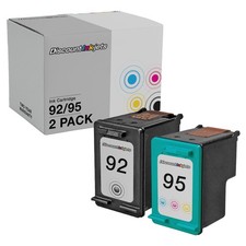 2PK 92 95 for HP C9362WN C8766WN BLACK COLOR PSC 2355v 1610xi 2355xi 1600 1510xi picture