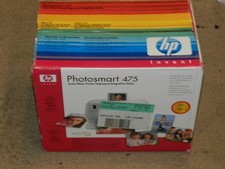 HP Photosmart 475 GoGo Photo Printer 1.5 GB Memory 5x7” 4x6” Photos New/Sealed picture
