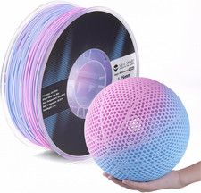 PEBA High Rebound 90A Flexible Filament, 1KG (2.2Lbs) (Blue Pink) picture
