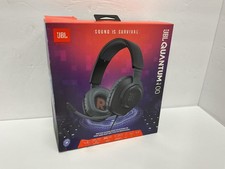 JBL Quantum 100 Wired Over-Ear Gaming Headphones Black Large JBLQUANTUM100BLKAM  picture