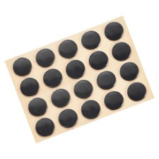Round Mouse Feet Pads 0.7mm for Gaming Mouse Feet Replacement Black 20 Pcs picture