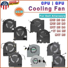 OEM CPU GPU Cooling Fan For Dell Alienware M15 M17 R3 R4 R5 R6 0D1X38 0H5TYJ picture