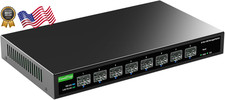 8 Port 10Gb Smart Web Managed SFP+ Switch,10G Optical Easy Managed SFP+ Ether picture