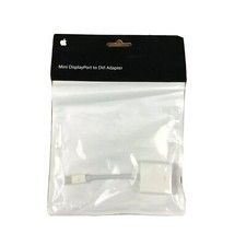 New GENUINE Apple Mini DVI to DVI Adapter M9321G/B White OEM New Original Sealed picture
