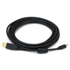 Monoprice Standard USB Cable,Black,10ft L 5449 Monoprice 5449 0844660054498 picture