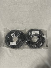 Monoprice 2Pk Cat6 PoE Ethernet Patch Cable 600V Shielded 100 Feet Black picture