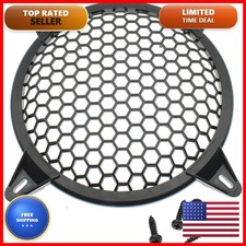 OZXNO 2 Pack 10 Inch Subwoofer Speaker Grills Waffle Guard ABS Mesh Round picture