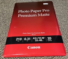Canon Photo Paper - PRO PREMIUM MATTE 20 Sheets A3 210 g/m 13