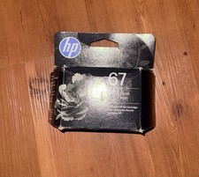 HP Genuine 67 Black Ink Cartridge NIB (3YM56AN) Exp  Oct 2027 picture