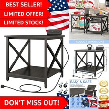 Heavy-Duty Multi-Functional Printer Table with Rolling Casters & Storage Shelf picture