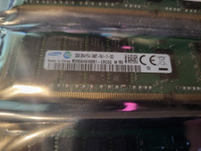 2 Pack Samsung 32GB 2Rx4 DDR4 PC4-2400T ECC Registered RDIMM M393A4K40BB1-CRC0Q picture