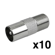 Construct Pro F Female to PAL Male Adaptors (10 Pack) picture
