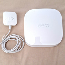 Amazon eero Pro 6E Tri-Band Wi-Fi 6E Router S010001 w/OEM Adapter picture