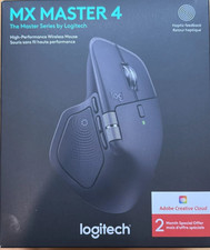 NeW LOGITECH MX Master 4 WIRELESS Mouse LASER Computer MICE Travel ADOBE Logi 3S picture